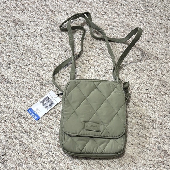 Vera Bradley Handbags - Vera Bradley Sage Quilted Crossbody Bag